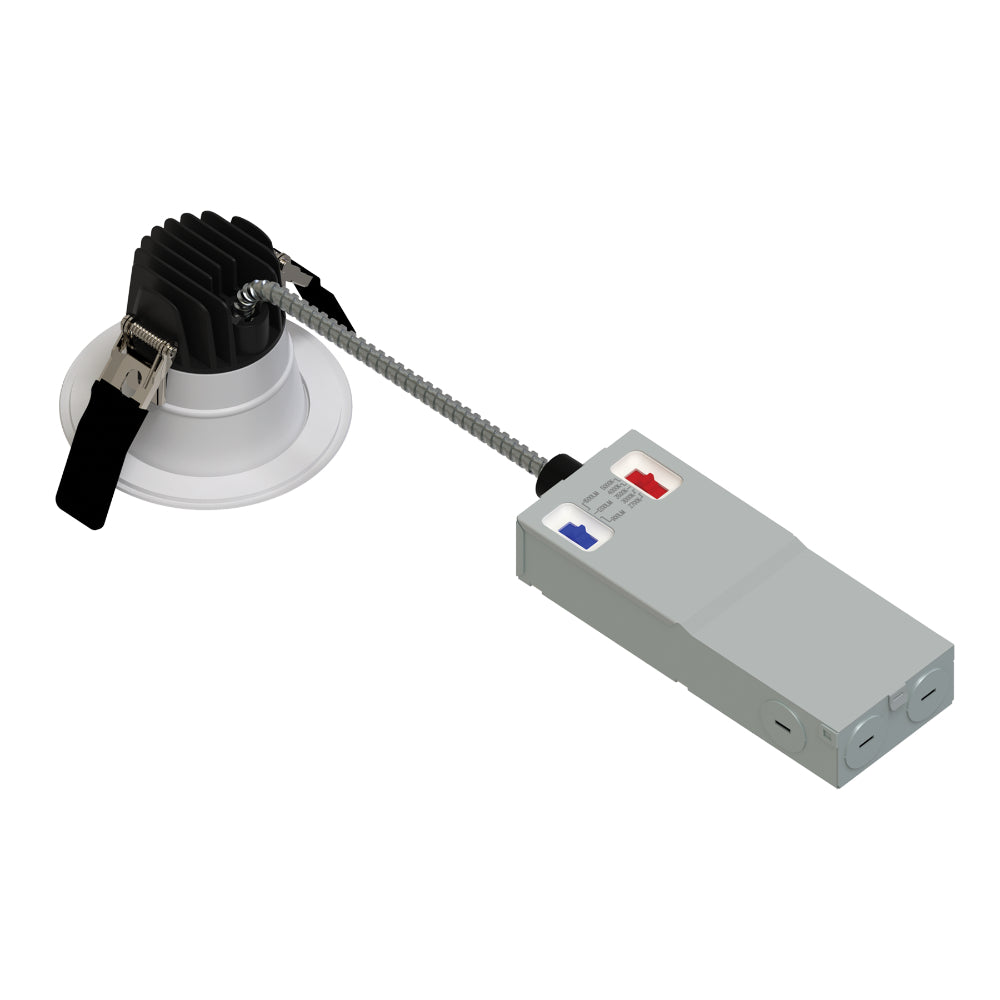 Luxrite 3" 5 CCT & 3 Wattage Selectable - Universal Voltage/Dual Dimming High Output Commercial Downlight Additional Image 3