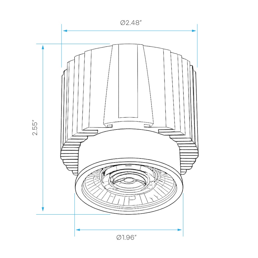 Luxrite 3" Architectural Interchangeable Module Additional Image 1