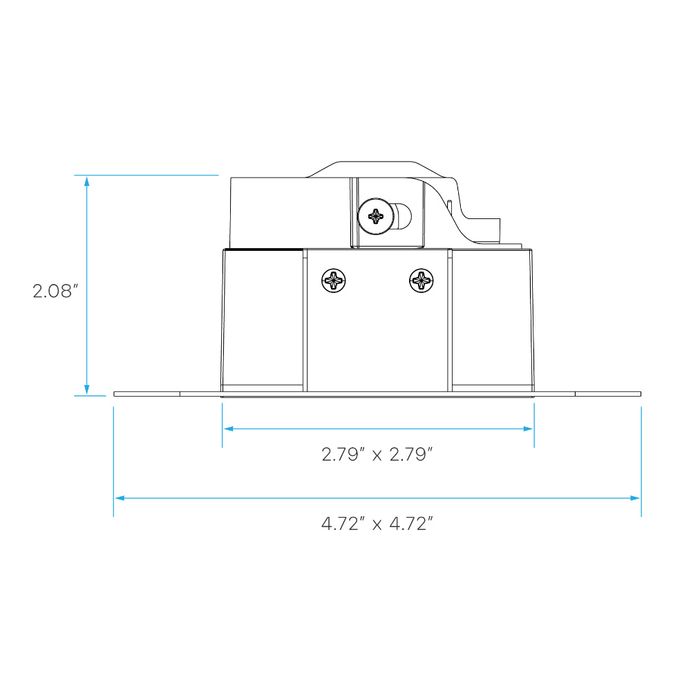 Luxrite 3" Architectural Interchangeable Module - Square Trimless Additional Image 1