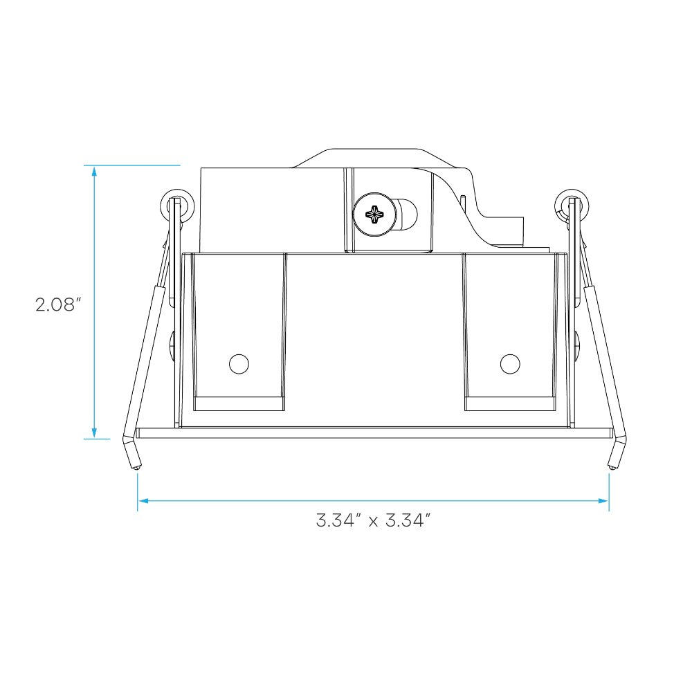Luxrite 3" Architectural Module Trim Replacement - Square Additional Image 1