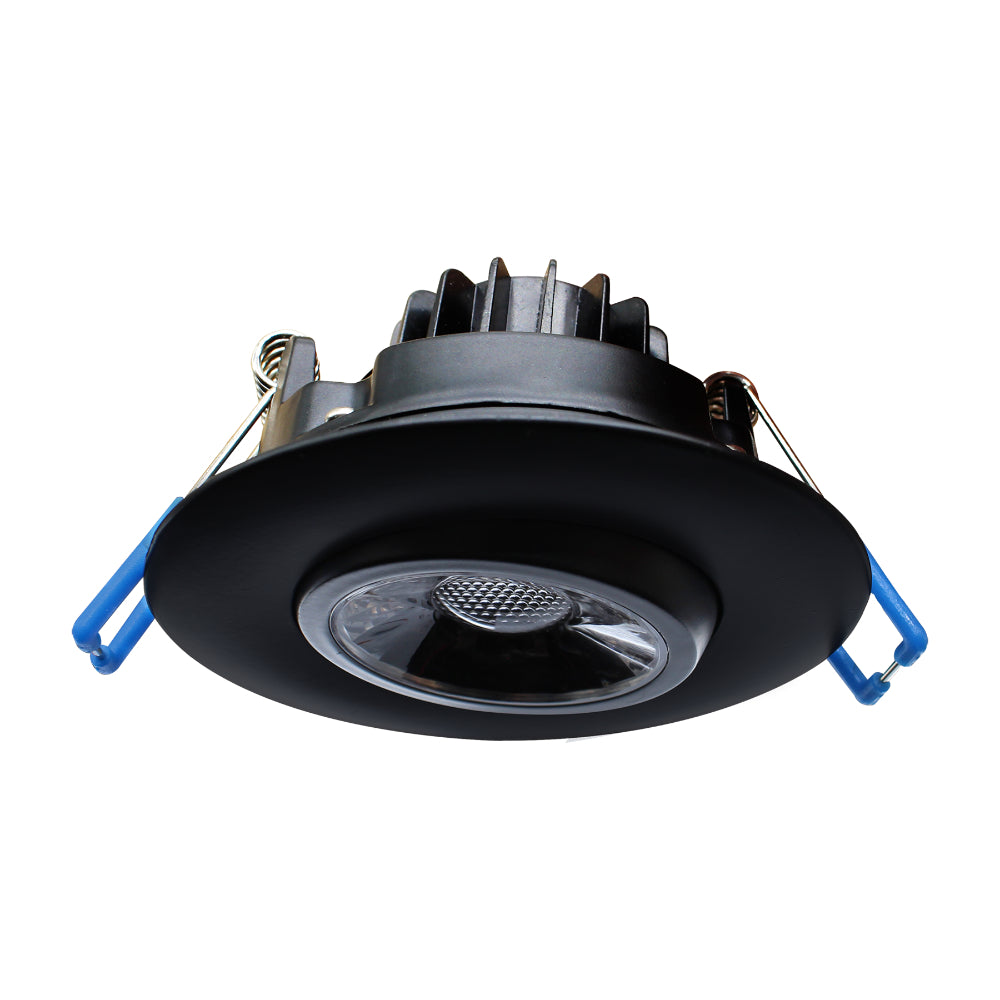 Luxrite 3" Gimbal Round 5CCT Black Canless Spotlight Additional Image 2