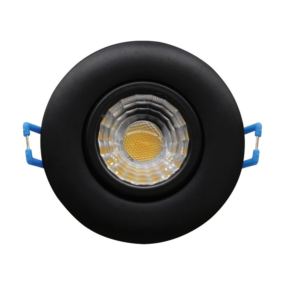 Luxrite 3" Gimbal Round 5CCT Black Canless Spotlight Additional Image 3