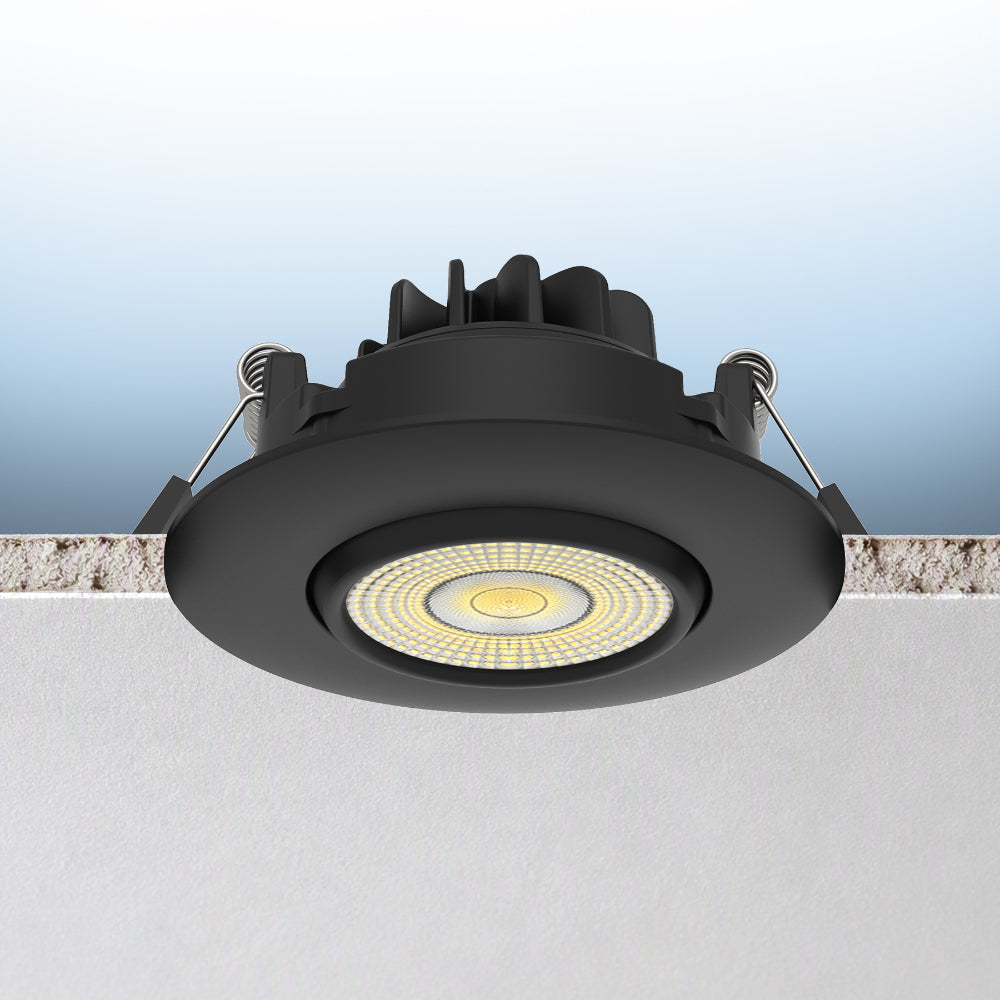 Luxrite 3" Gimbal Round Canless Spotlight - 5CCT Selectable Additional Image 6