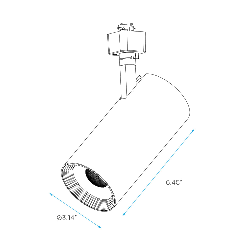 Luxrite 3" H-Track Head - 5 CCT Selectable Additional Image 2