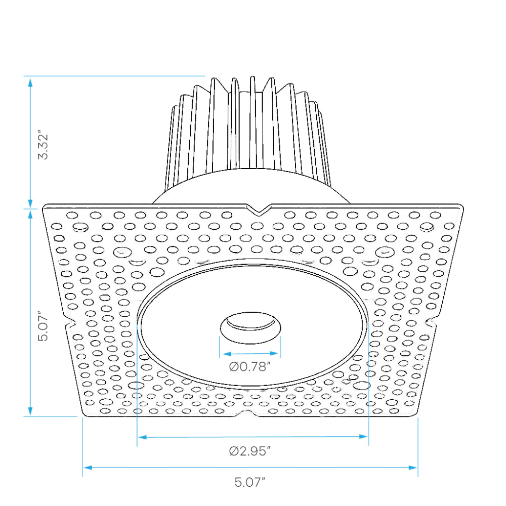 Luxrite 3" Micro Pinhole Trimless Push N' Lock Spotlight - CCT Selectable Dual Dimming/Universal Voltage Additional Image 1