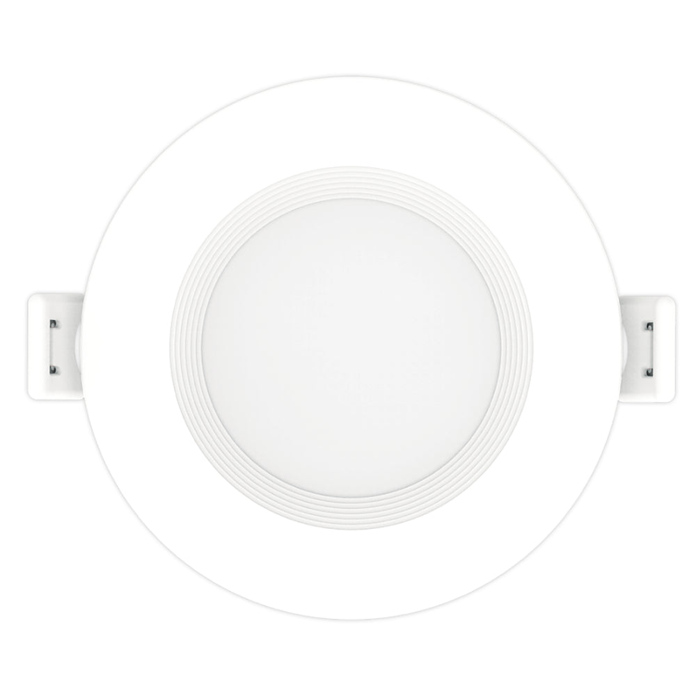 Luxrite 3" Mini Panel Round 5CCT Baffled Canless Wafer Spotlight
