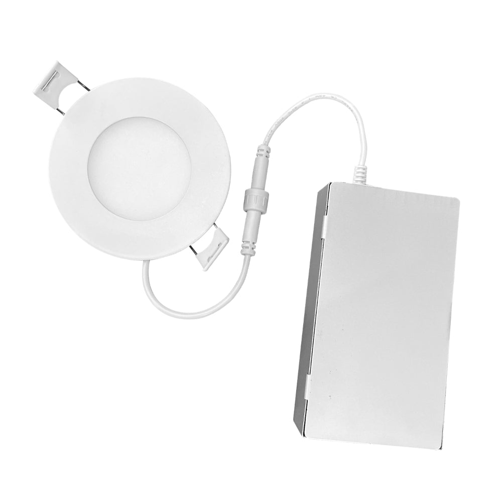 Luxrite 3" Mini Panel Round 5CCT Smooth Canless Wafer Spotlight Additional Image 2