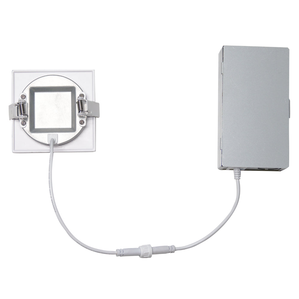 Luxrite 3" Mini Panel Square 5CCT Smooth Canless Wafer Spotlight Additional Image 2