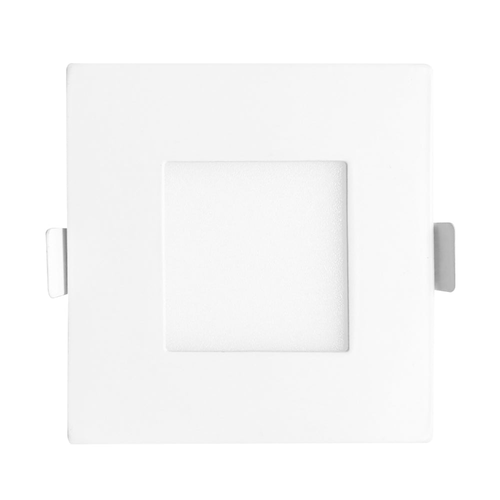 Luxrite 3" Mini Panel Square 5CCT Smooth Canless Wafer Spotlight