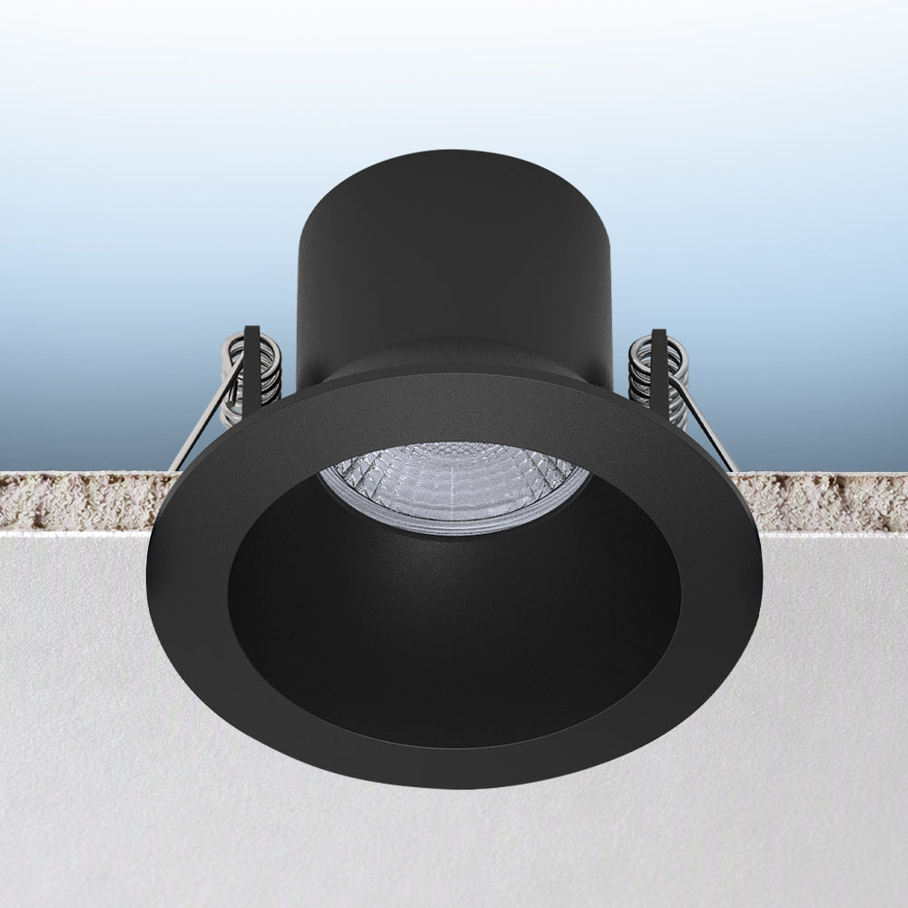 Luxrite 3" Regressed Canless Spotlight - Round - 5 CCT Selectable