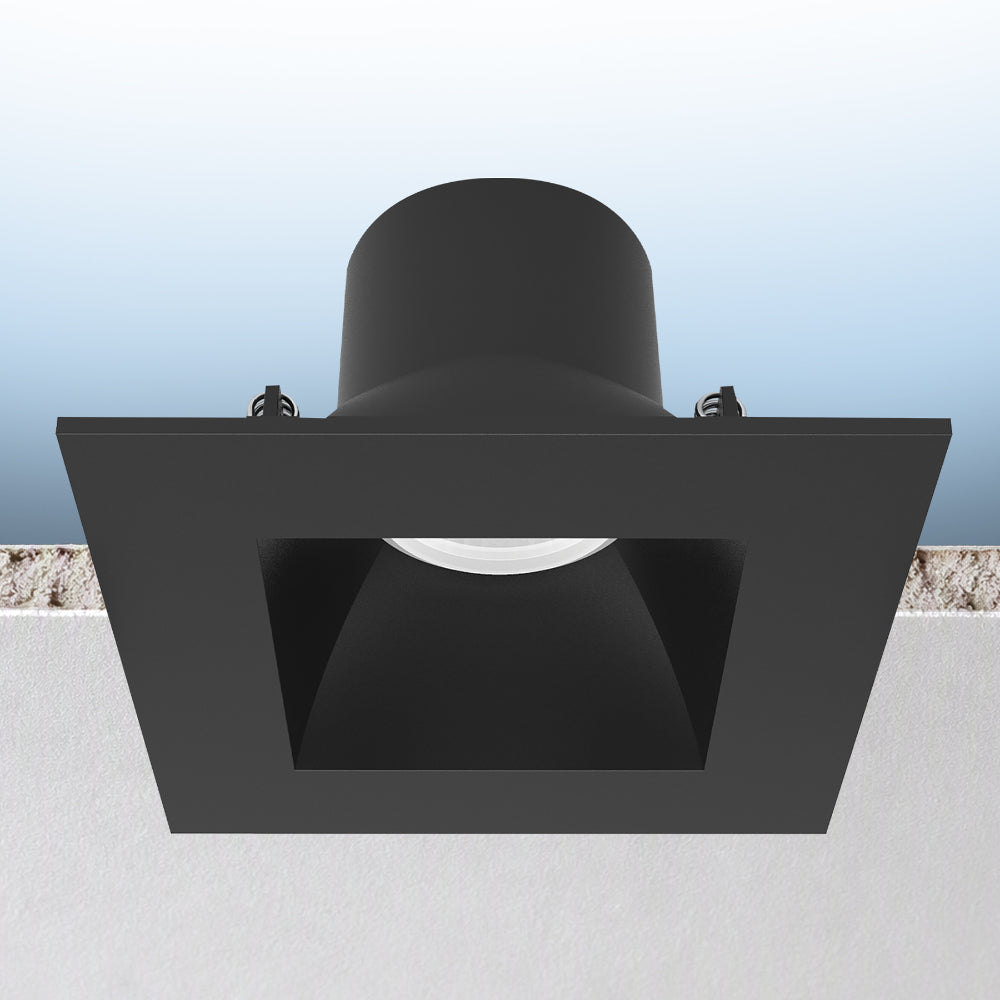 Luxrite 3" Regressed Canless Spotlight - Square - 5 CCT Selectable