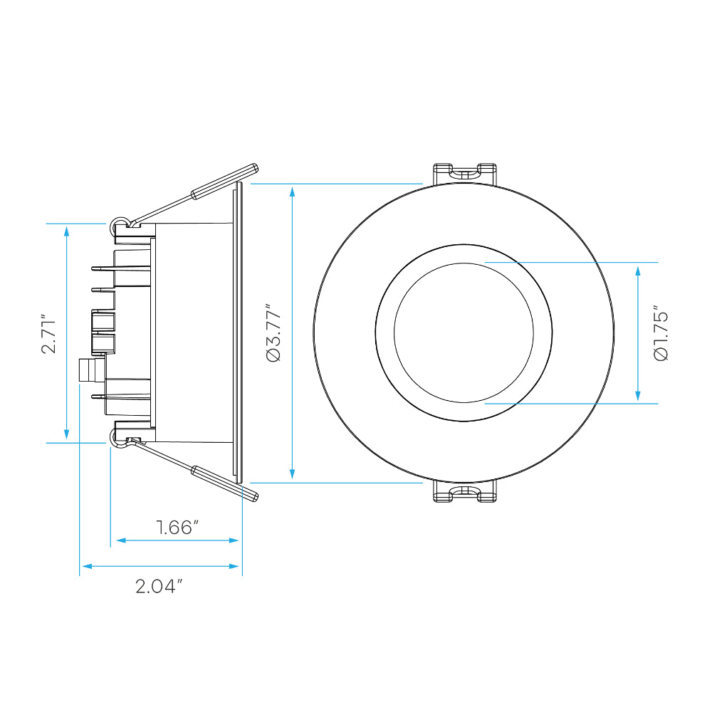 Luxrite 3" Regressed Mini Panel 5CCT - High Output Additional Image 4