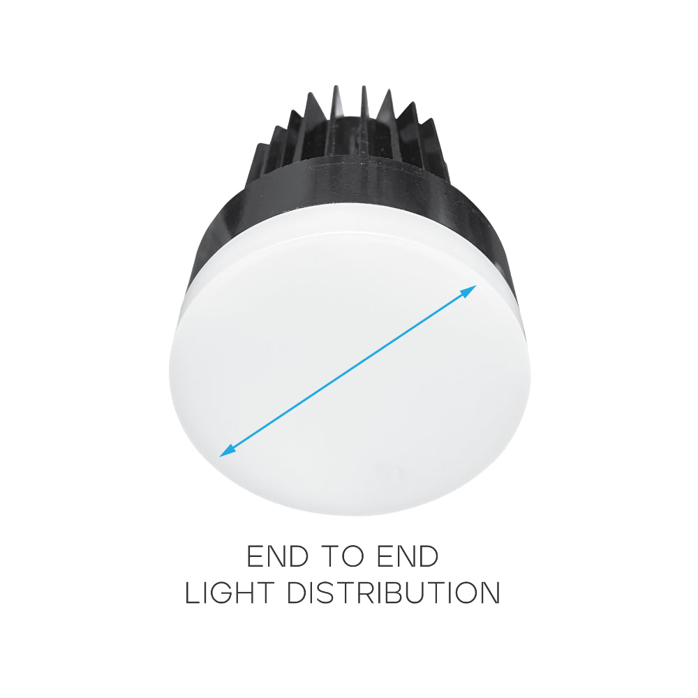 Luxrite 3" Regressed Trimless Push N' Lock Spotlight - CCT Selectable Universal Voltage/Dual Dimming/Universal Voltage Round Additional Image 4