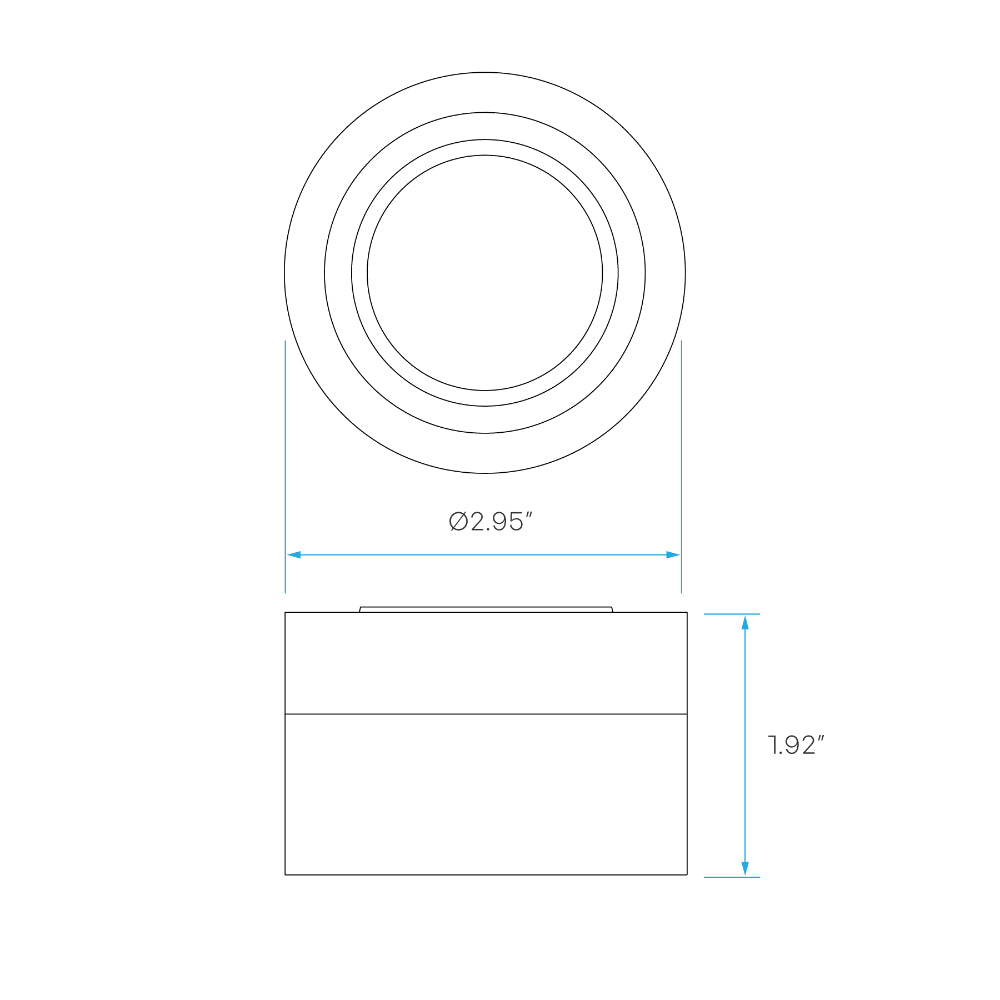 Luxrite 3" Regressed Trimless Push N' Lock Spotlight Snoot Additional Image 8
