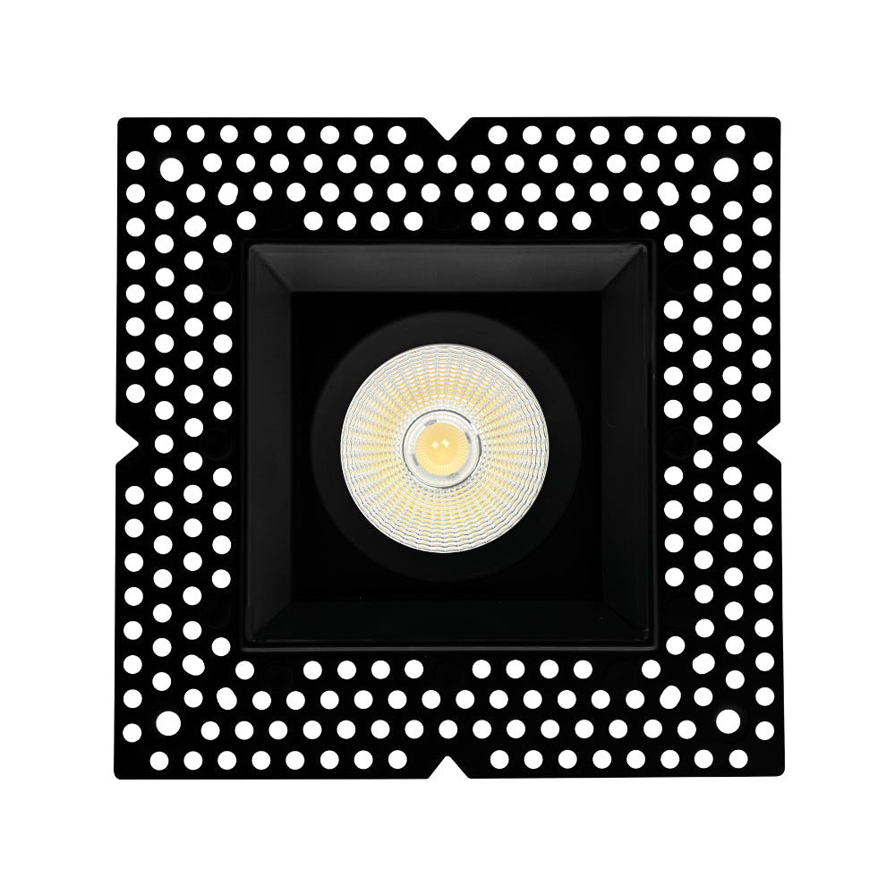 Luxrite 3" Regressed Trimless Push N' Lock Square Mesh Additional Image 1