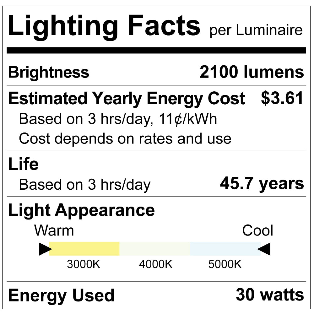 Luxrite 36" LED Vanity Fixture - Brushed Nickel Additional Image 2