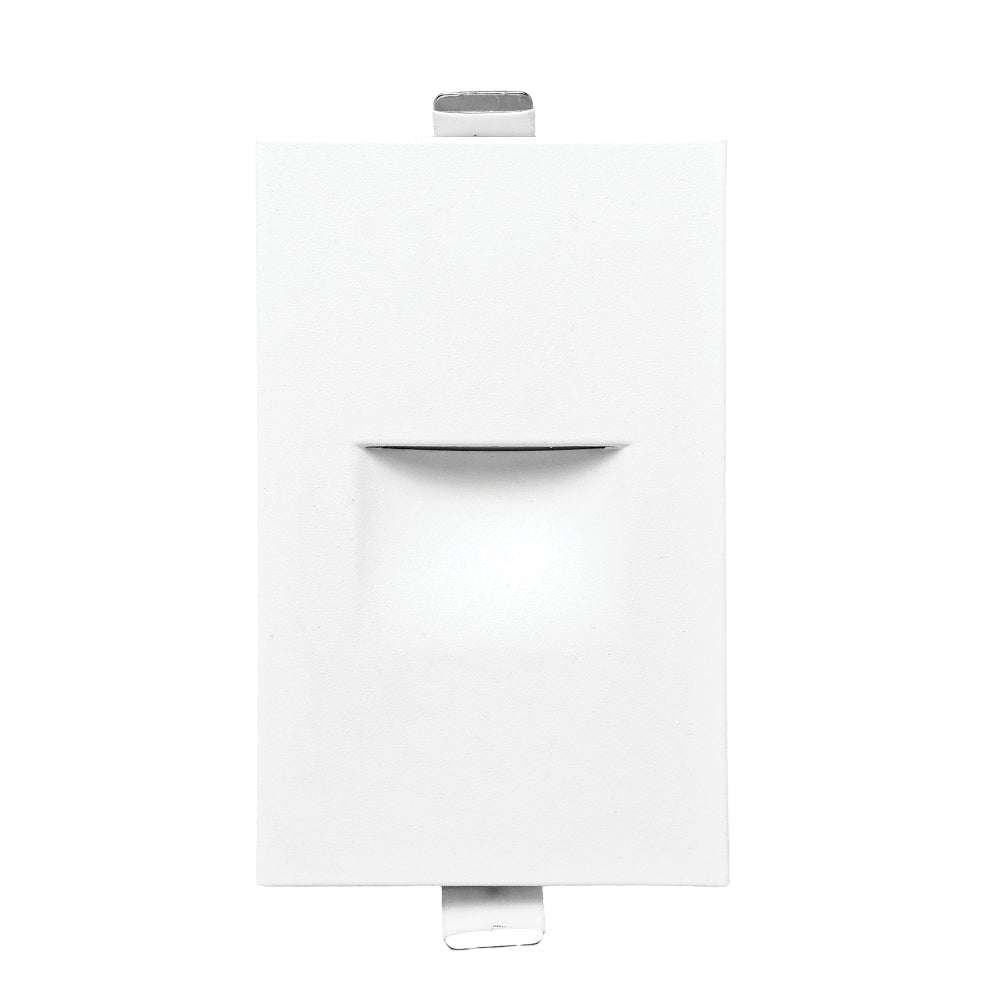 Luxrite 3W Clip-In Step-Light - 5CCT Selectable White Finish