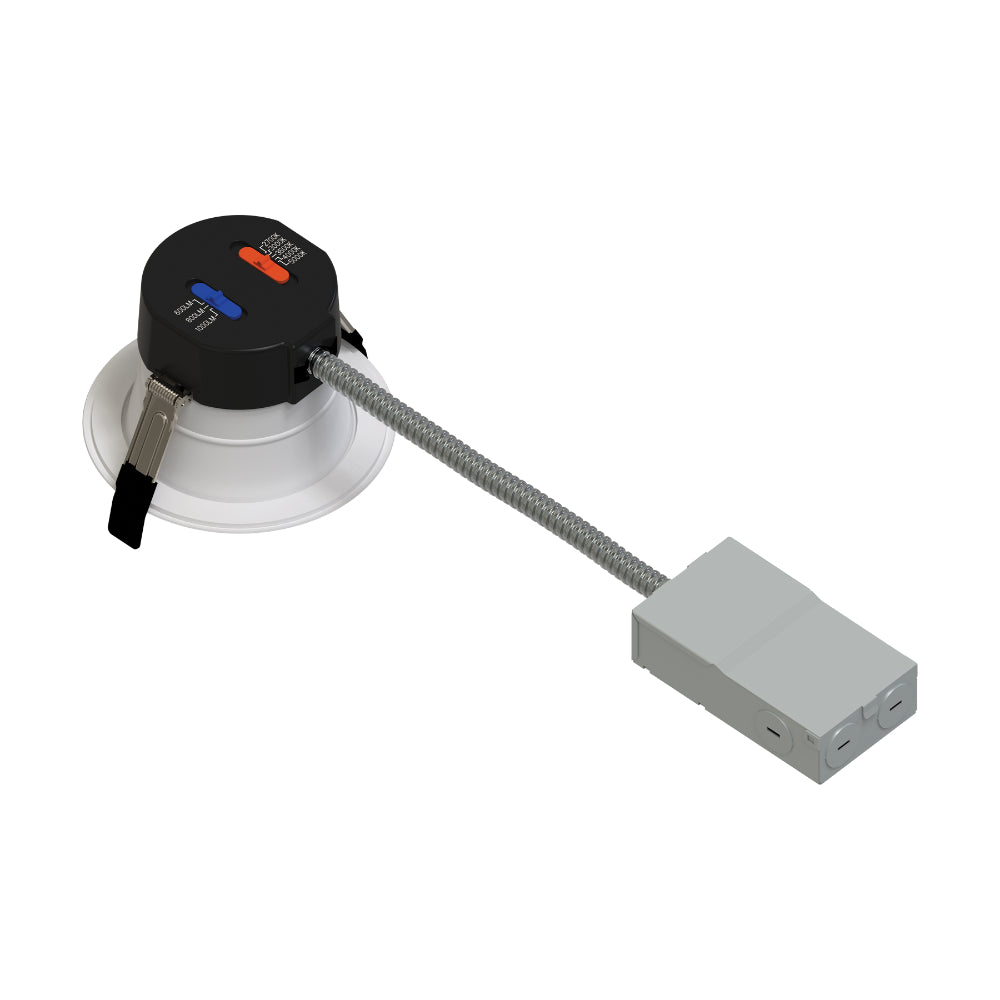 Luxrite 4" 5 CCT & 3 Wattage Selectable - Universal Voltage/Dual Dimming Commercial Downlight Additional Image 3