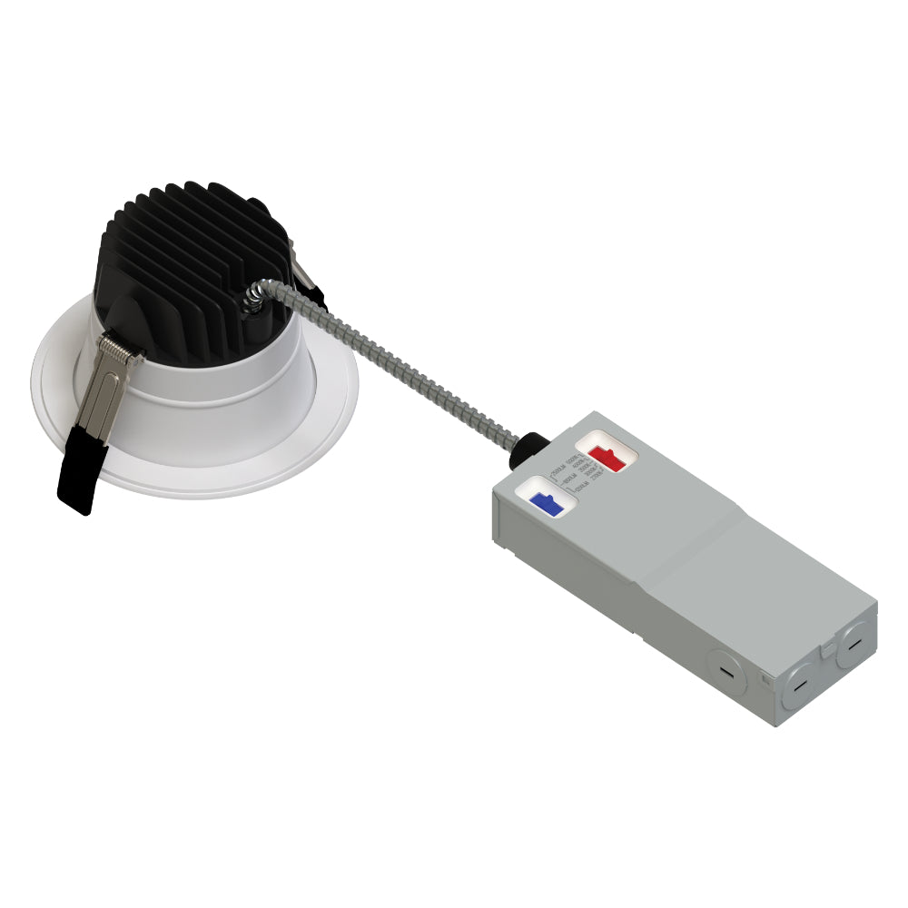Luxrite 4" 5 CCT & 3 Wattage Selectable - Universal Voltage/Dual Dimming High Output Commercial Downlight Additional Image 3