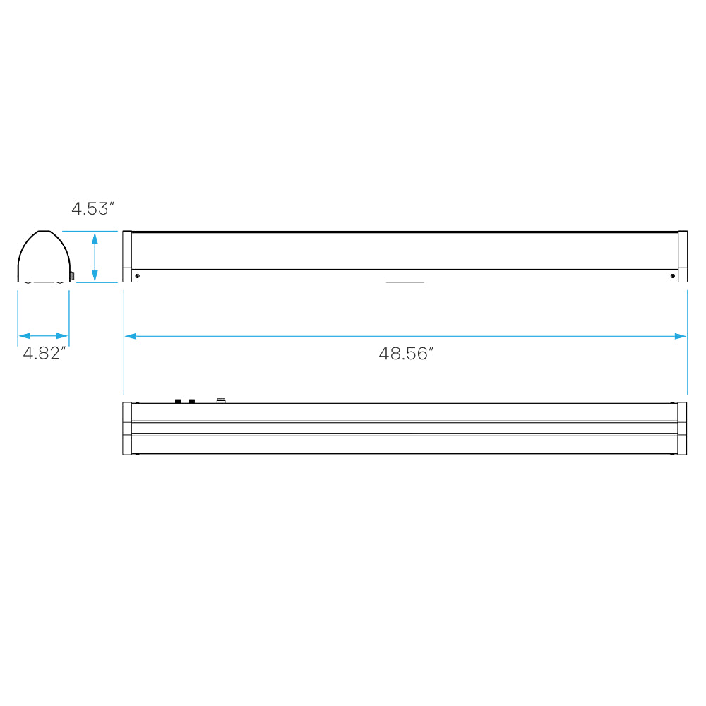 Luxrite 4' Bed Light - Down On/Up On/Up+Down On & 3CCT Selectable Additional Image 4