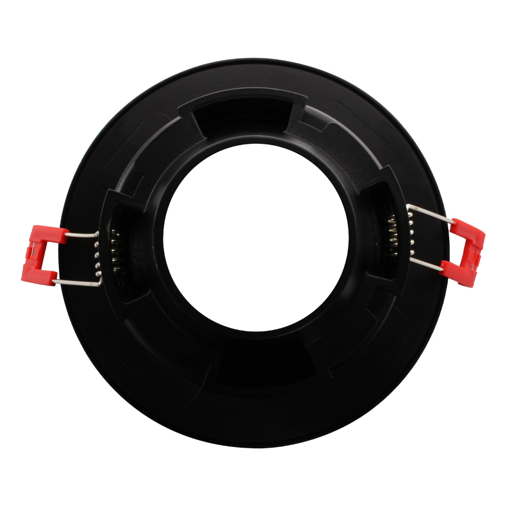 Luxrite 4" Deep Regressed Trim Black Interchangeable Canless Spotlight Additional Image 1