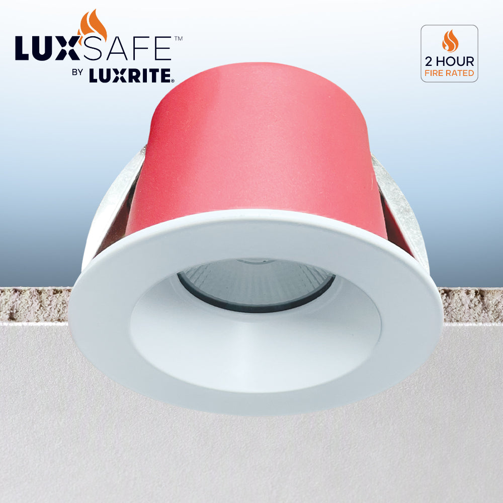 Luxrite 4" Fire Rated Interchangeable Module - 5CCT Selectable
