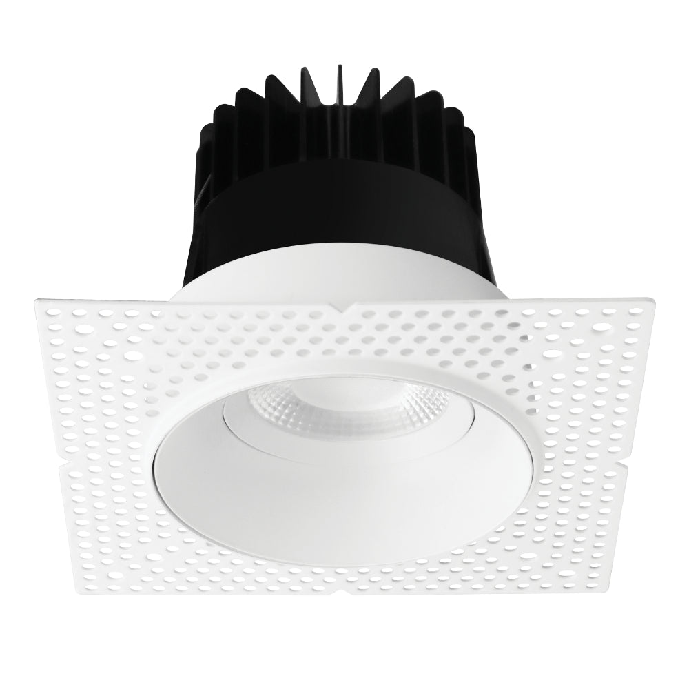Luxrite 4" Gimbal Push N' Lock Trimless Spotlight - CCT Selectable Dual Dimming/Universal Voltage Additional Image 2