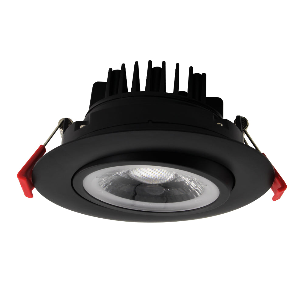 Luxrite 4" Gimbal Round 5CCT Black Canless Spotlight Additional Image 2