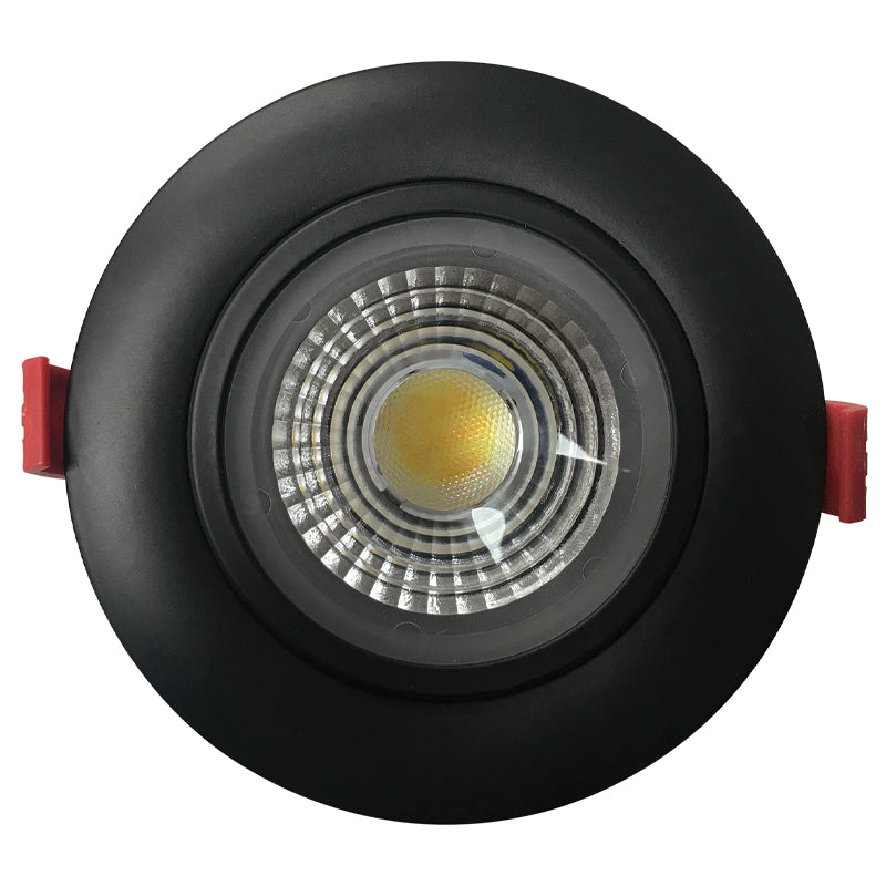 Luxrite 4" Gimbal Round 5CCT Black Canless Spotlight Additional Image 3