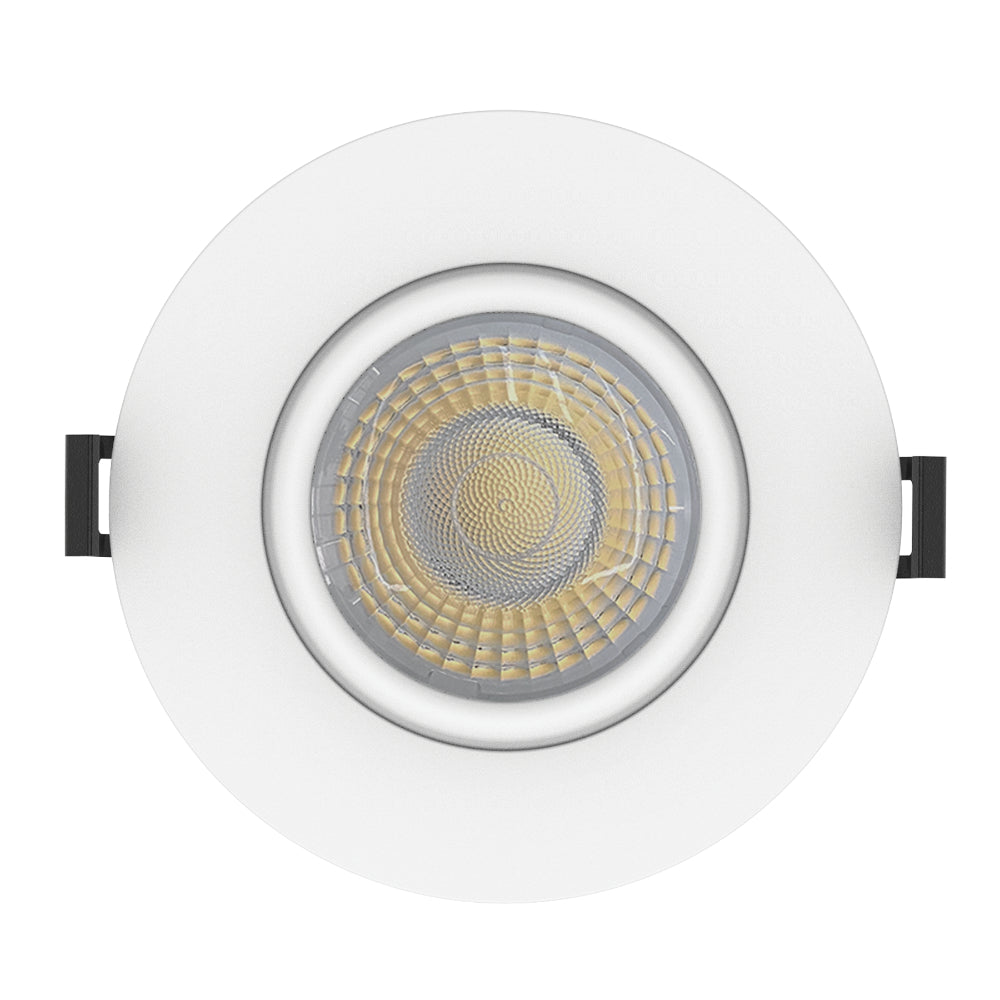 Luxrite 4" Gimbal Round Canless Spotlight - 5CCT Selectable Additional Image 3