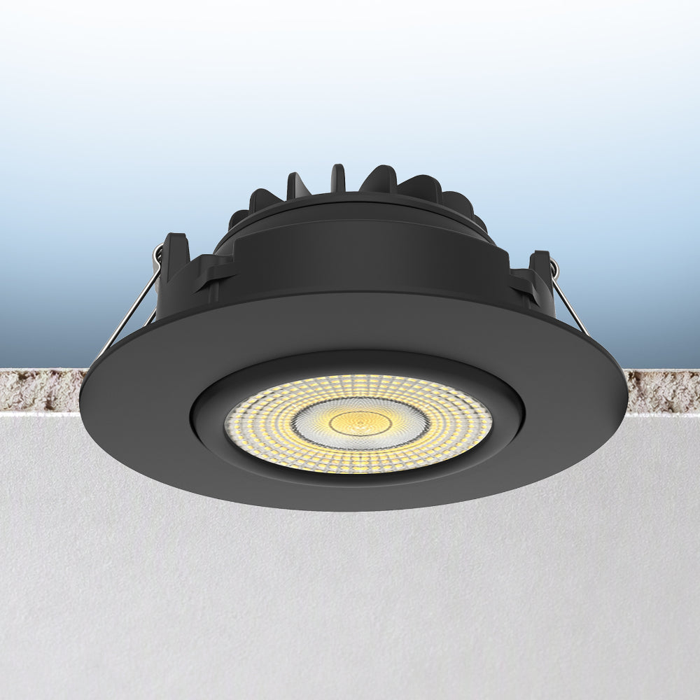 Luxrite 4" Gimbal Round Canless Spotlight - 5CCT Selectable Additional Image 6