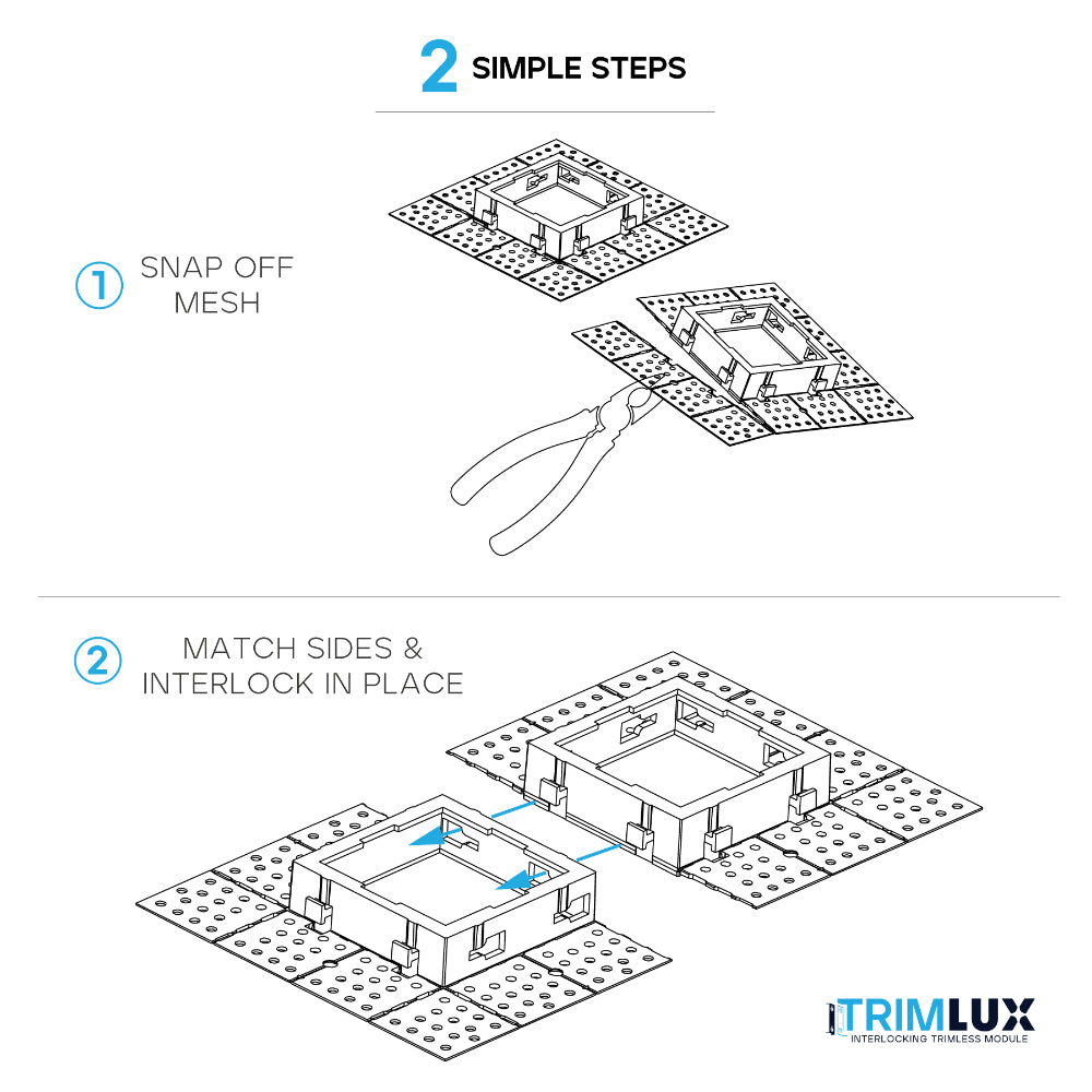 Luxrite 4" Interlocking Trimless Module - 5CCT Selectable Additional Image 4
