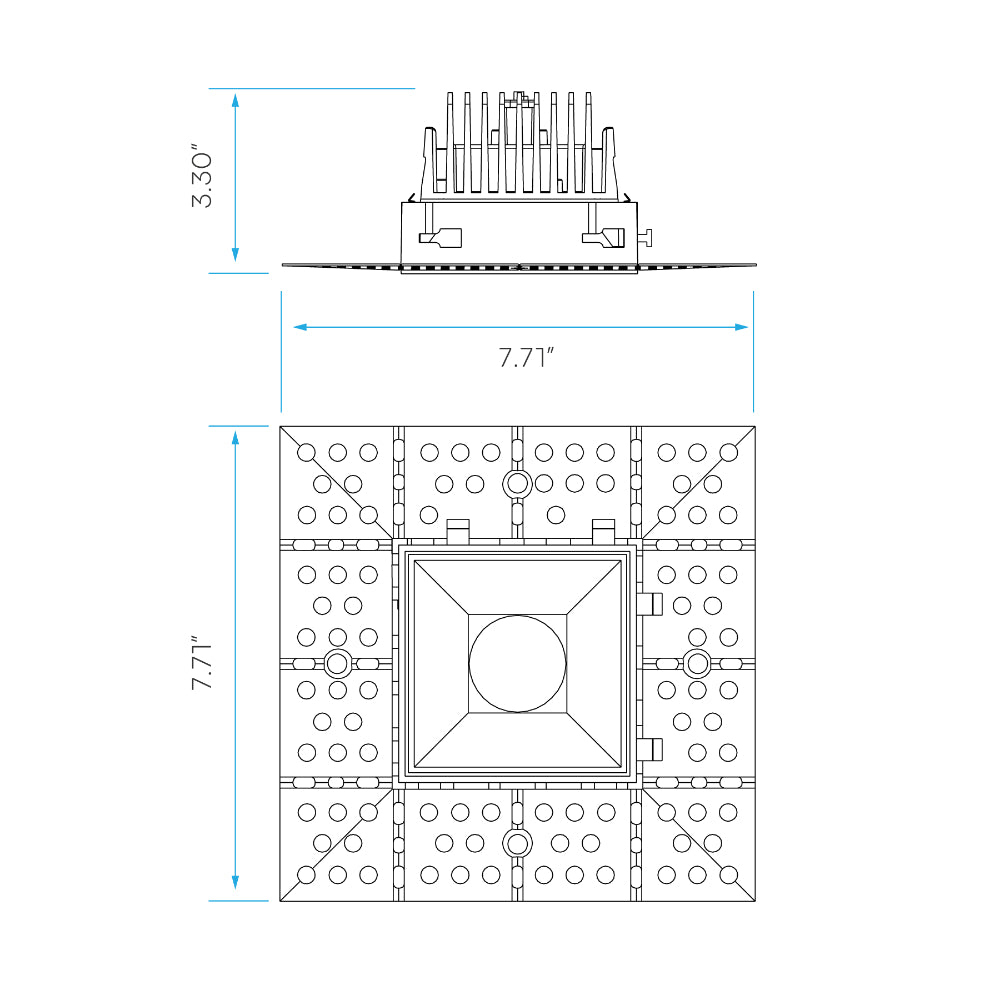 Luxrite 4" Interlocking Trimless Module - 5CCT Selectable Additional Image 5