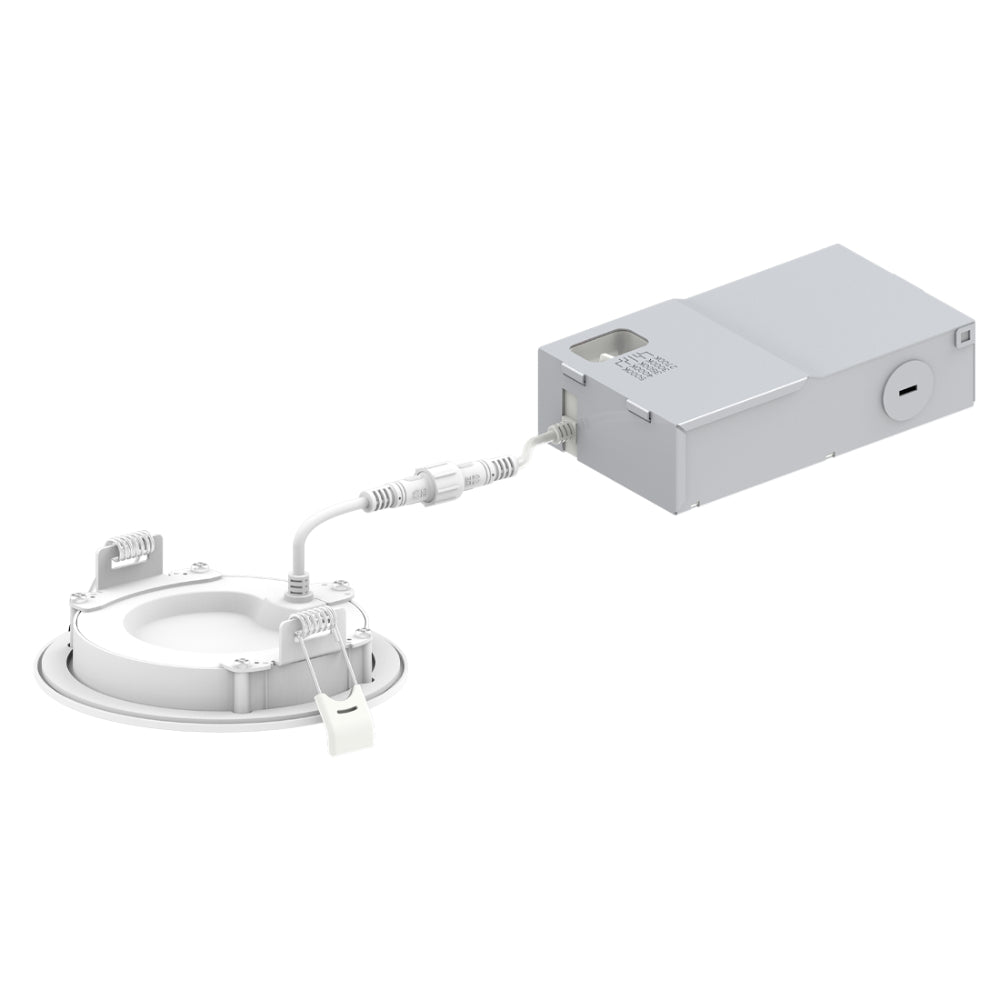 Luxrite 4" Mini Panel Round 5CCT Baffled Canless Wafer Spotlight Additional Image 2