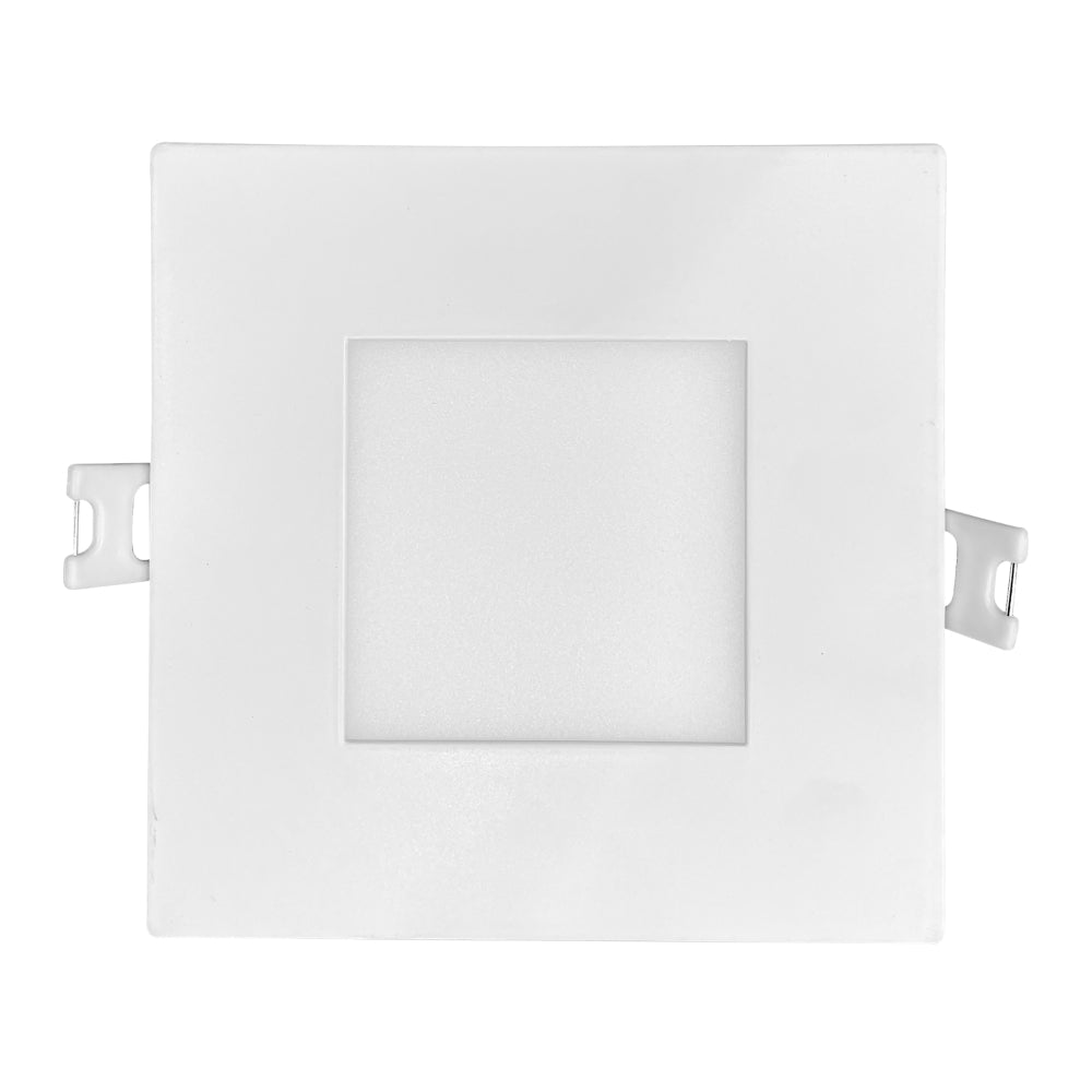 Luxrite 4" Mini Panel Square 5CCT High Output Smooth Canless Wafer Spotlight