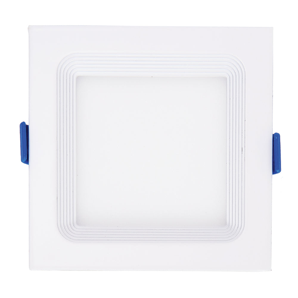 Luxrite 4" Mini Panel Square 5CCT High Output - Step Baffled Trim