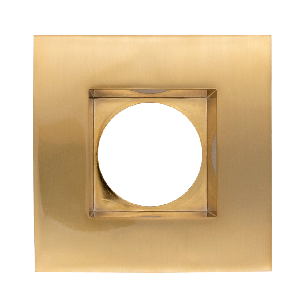 Luxrite 4" Regressed 5CCT Interchangeable Brass Finish Trim Additional Image 3