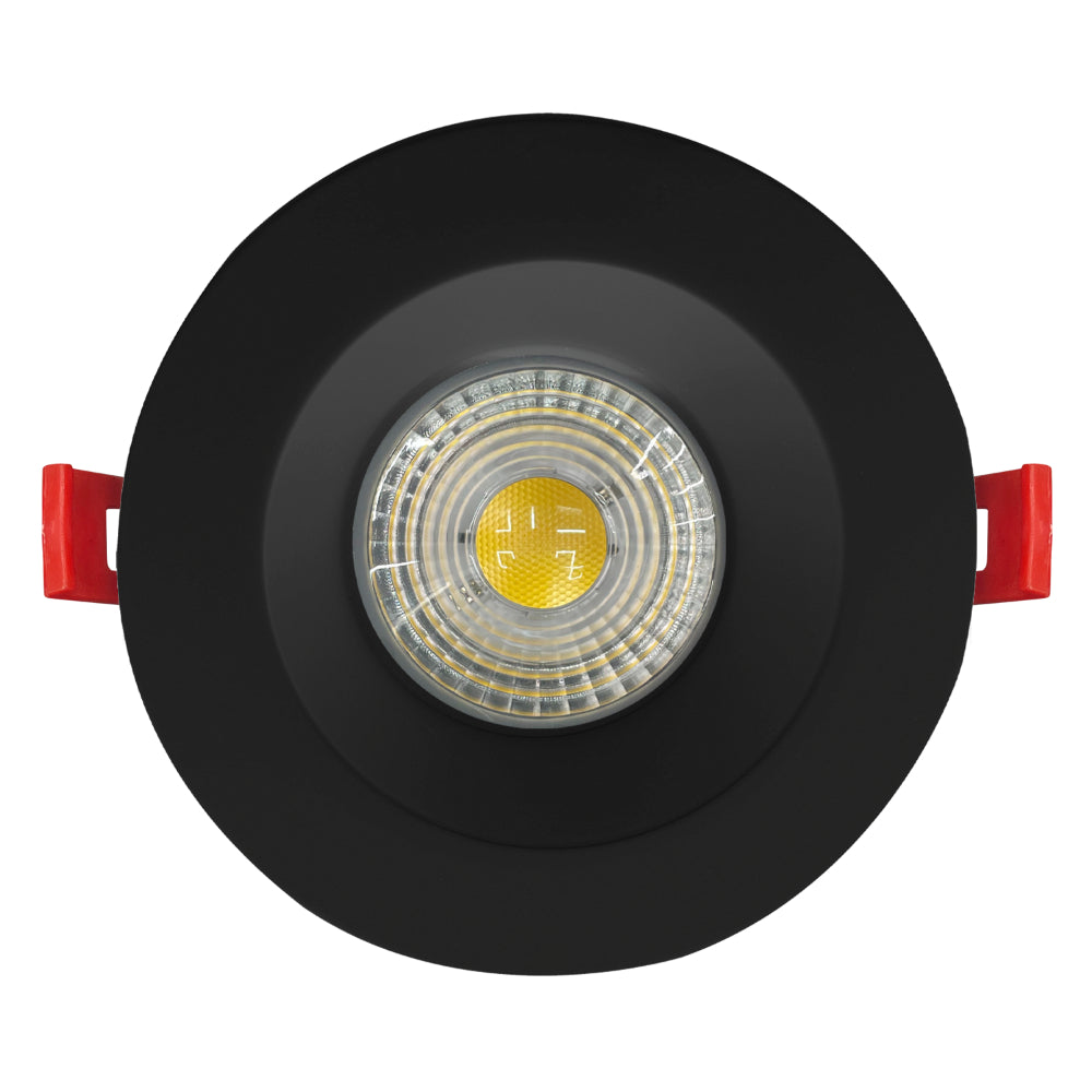 Luxrite 4" Regressed 5CCT Interchangeable Canless Spotlight Round Baffled Trim Additional Image 4
