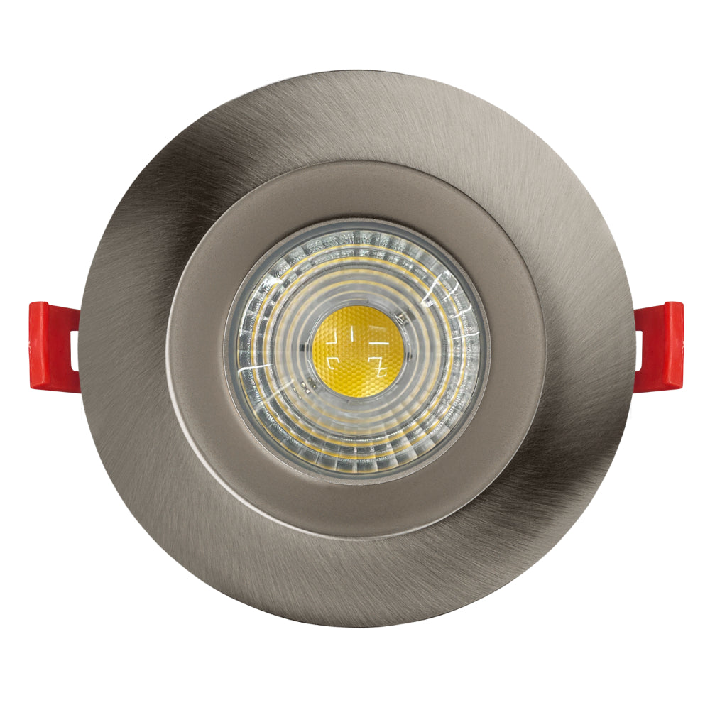 Luxrite 4" Regressed 5CCT Interchangeable Canless Spotlight Round Smooth Trim Additional Image 6