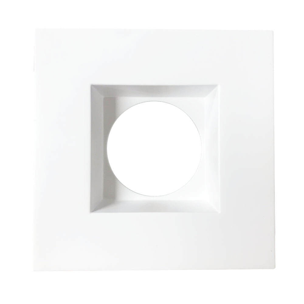 Luxrite 4" Regressed 5CCT Interchangeable Canless Spotlight Square Smooth Trim Additional Image 8