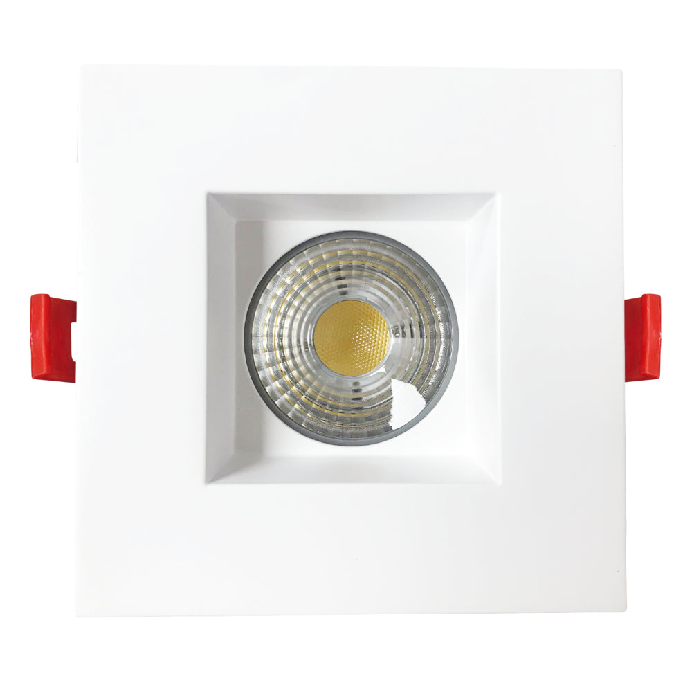 Luxrite 4" Regressed 5CCT Interchangeable Canless Spotlight Square Smooth Trim Additional Image 9