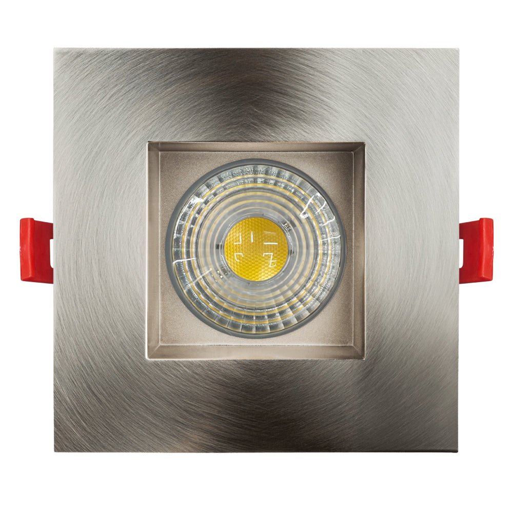 Luxrite 4" Regressed 5CCT Interchangeable Canless Spotlight Square Smooth Trim Additional Image 7