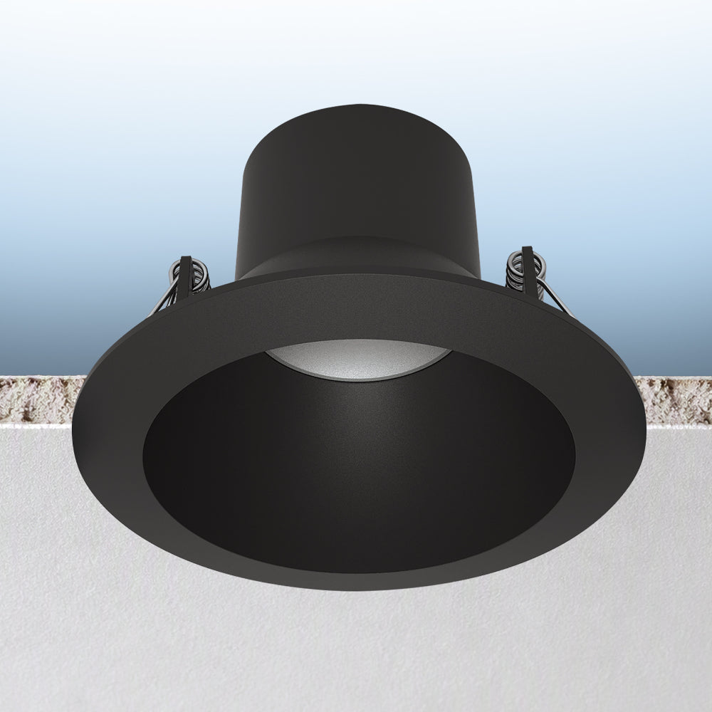 Luxrite 4" Regressed Canless Spotlight - Round - 5 CCT Selectable
