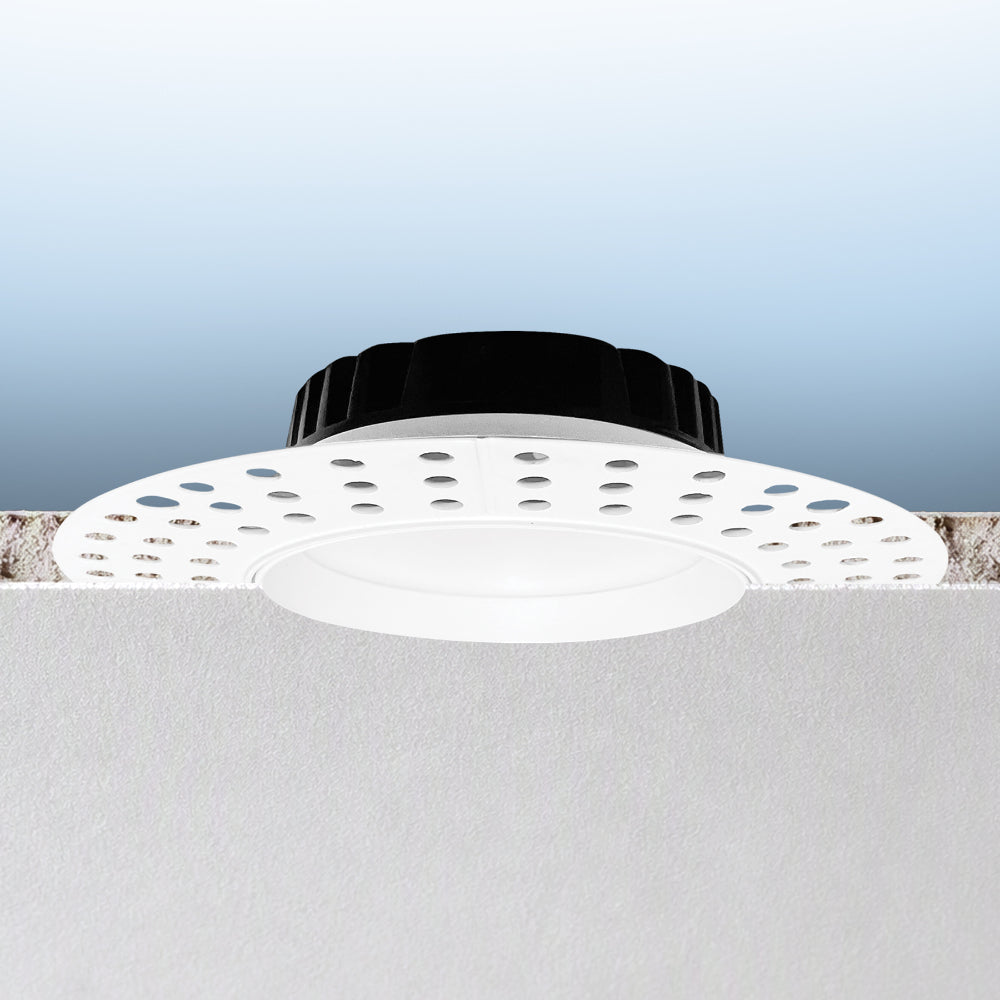 Luxrite 4" Regressed Mini Panel Trimless Spotlight - CCT Selectable