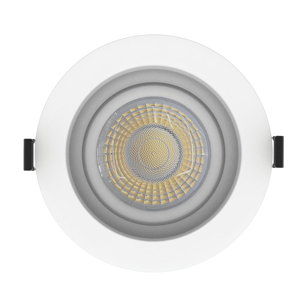 Luxrite 4" Regressed Recessed Gimbal - 5 CCT Selectable Additional Image 3