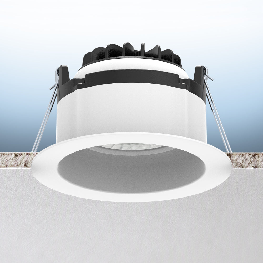 Luxrite 4" Regressed Recessed Gimbal - 5 CCT Selectable