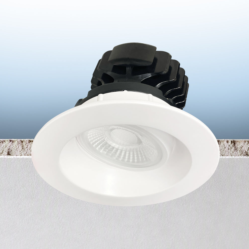 Luxrite 4" Regressed Recessed Gimbal - High Output