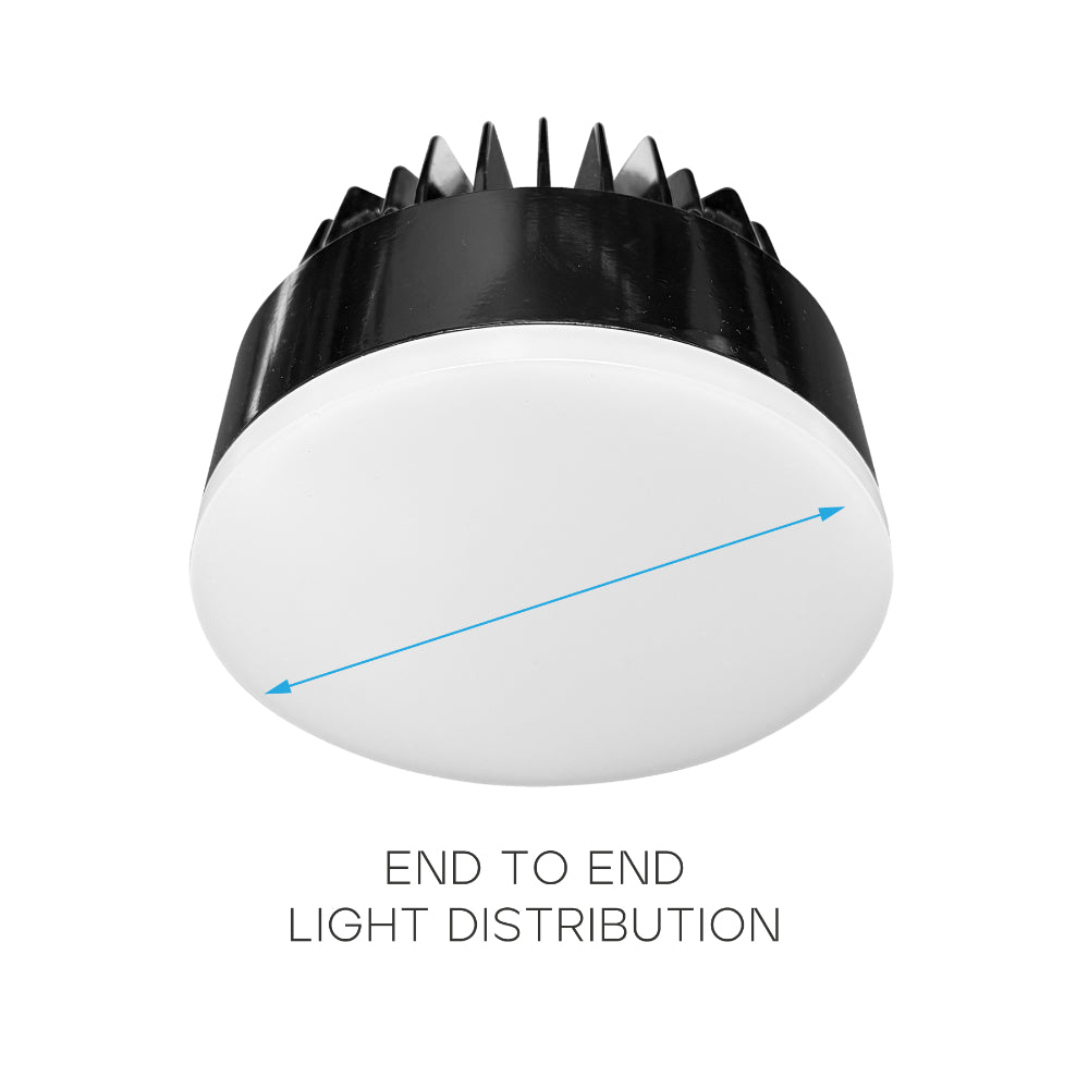 Luxrite 4" Regressed Trimless Push N' Lock Spotlight - CCT Selectable Universal Voltage/Dual Dimming/Universal Voltage Round Additional Image 4