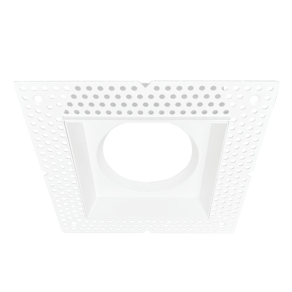 Luxrite 4" Regressed Trimless Push N' Lock Square Mesh Additional Image 3