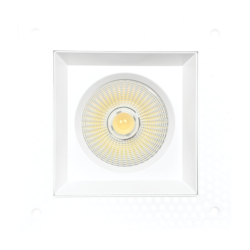 Luxrite 4" Regressed Trimless Push N' Lock Square Mesh Additional Image 4
